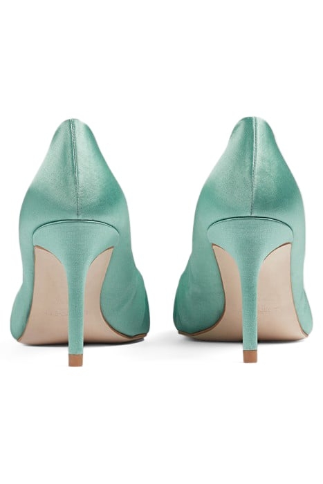 FLORENA PLEATED PUMP TEAL 3
