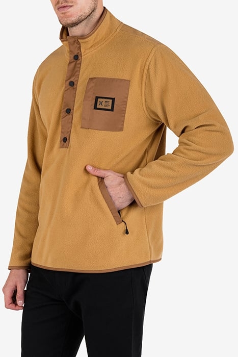 LOMA WNDCHILL 1/4 SNAP FLEECE EARTHSTONE 5