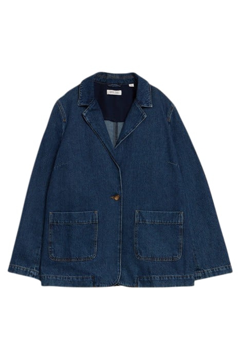 LOREN DENIM BLAZER DARK DENIM 2