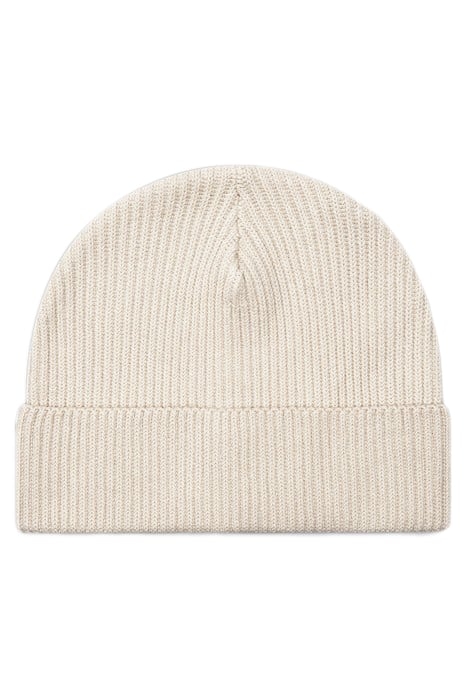 BEANIE ORGANIC COTTON-STRETCH OFF WHITE 1