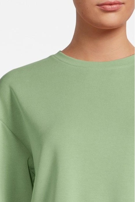 T PEACHED CREW MATCHA 4