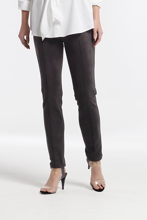 STRETCH SUEDE EFFECT LEGGING WITH MARKET FRONT SEANS BLACK 4