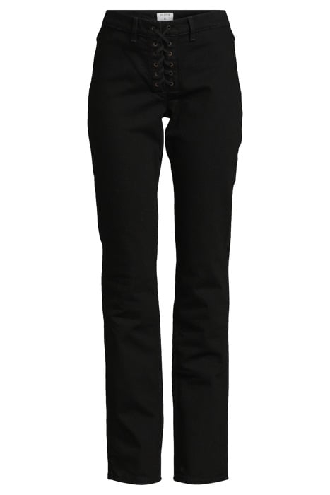LACE FRONT JEANS NIGHT BLAC 3