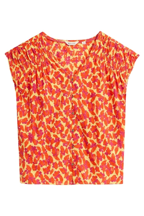 RAE COTTON VEST ORANGE 2