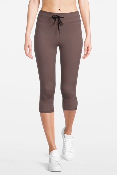 ESSENTIAL CROP LEGGING DK MAUVE 1