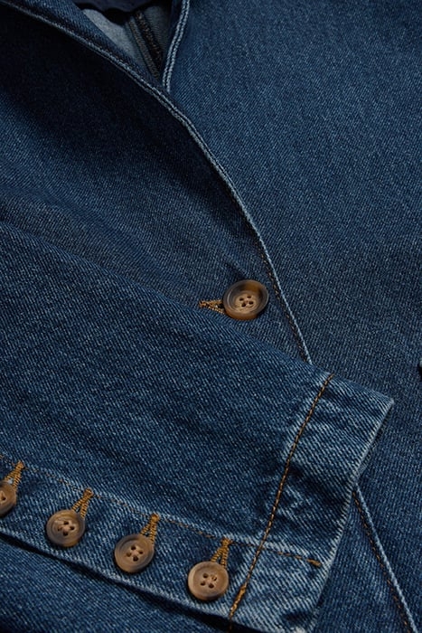 LOREN DENIM BLAZER DARK DENIM 4