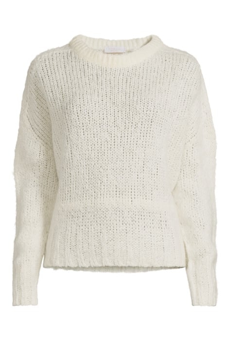 CREW-NECK PEARL WHITE 3