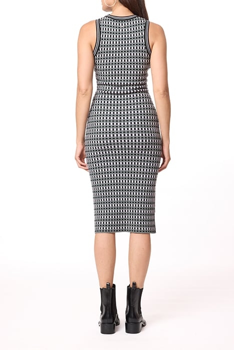 MIDI DRESS HARVEST GOLD / BALSAM GREEN 3