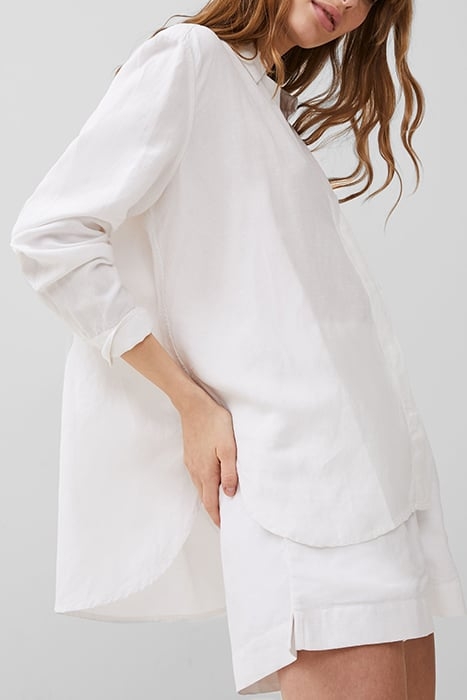 BIRDIE LINEN BOYFRIEND SHIRT WHITE 3