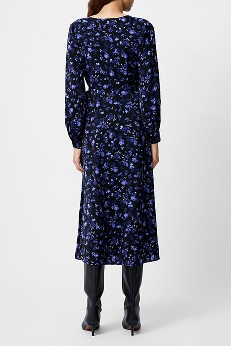 ADEN WRAP LS DRESS L MIDNIGHT 2