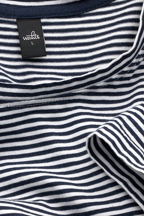 WOODS | CREW NECK T-SHIRT NAVY/WHITE STRIPE 2
