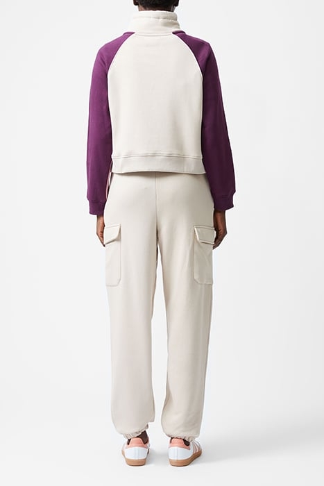 FC PANEL ZIP FUNNEL SWEAT BLACKBERRY/FOXGLOVE 3