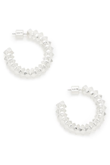 JAYA STUD HOOPS WARM SILVER 1