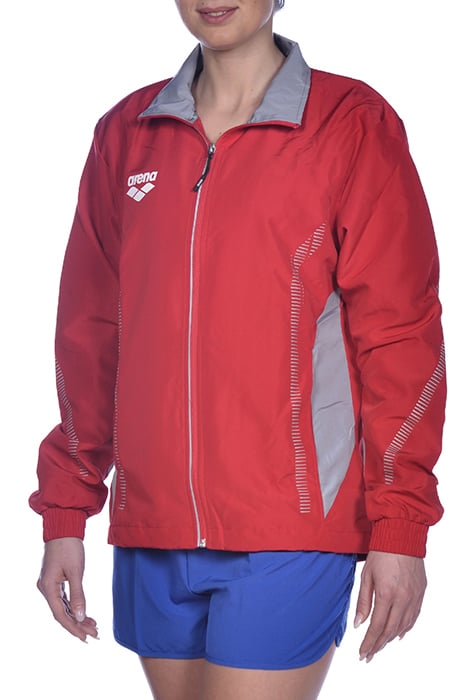 TL WARM UP JACKET RED-GREY 5
