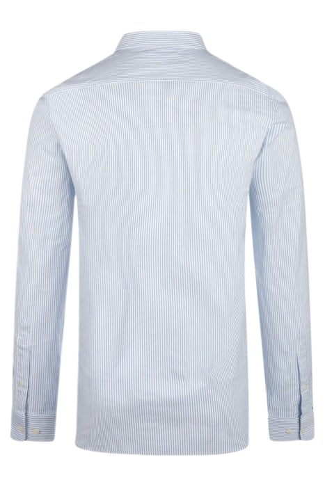 SRETCH OXFORD SHIRT SMALL STRIPE LIGHT BLUE 2