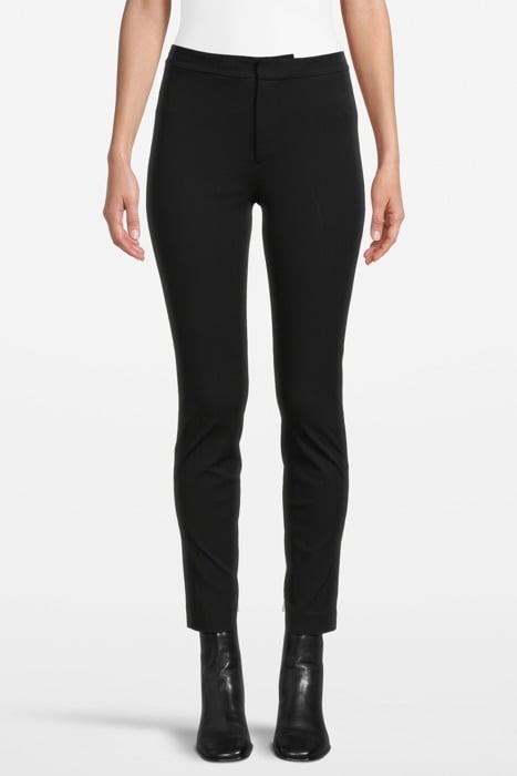 COTTON STRETCH TROUSER BLACK 1