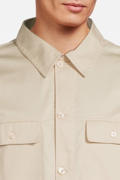 M. OSCAR COTTON SHIRT SOFT BEIGE 4