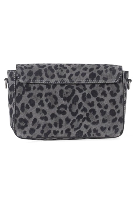 GREY LEOPARD MOTIF SUEDE 111 BAG GREY 2