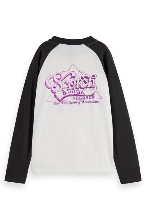 BOYS COTTON IN CONVERSION LONG-SLEEVED ARTWORK T-SHIRT OFF W 2