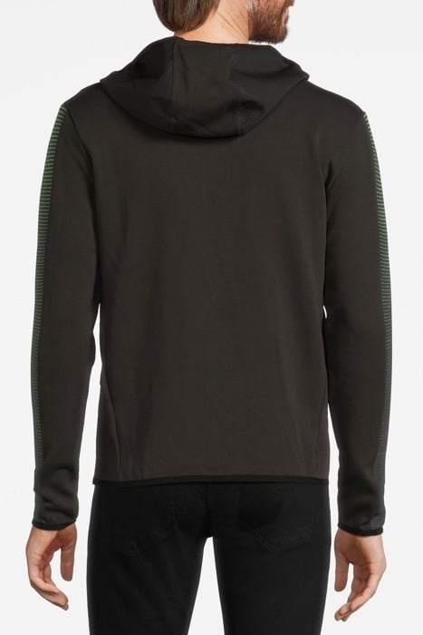 MAN HOODIE FULL ZIP A-AFM816W22 PEAT 19-0508 TPG 2