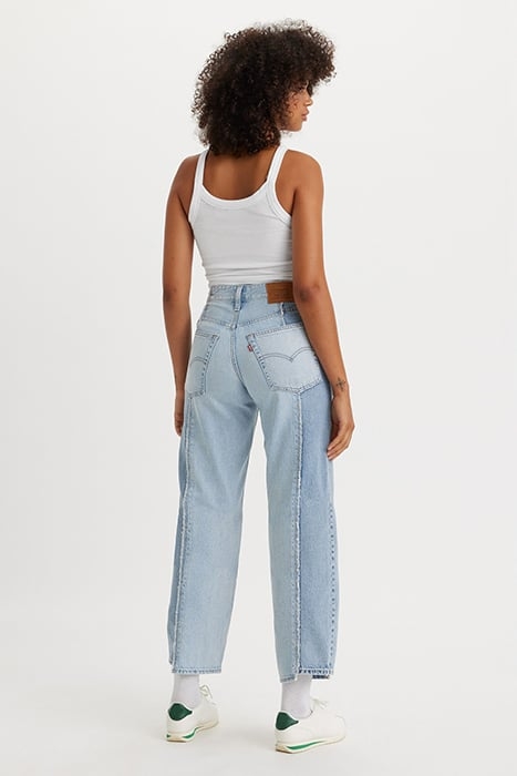 BAGGY FLARED JEANS BLUE 2