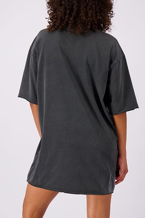 UNIVERSITY TEE DRESS BLACK 2