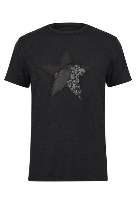 SS CREW TEE - TORN STAR BLACK 2