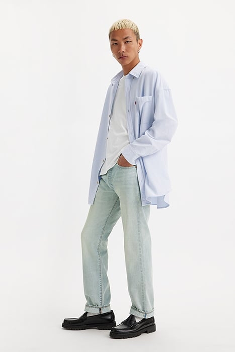 501 STRAIGHT JEANS GREEN 4