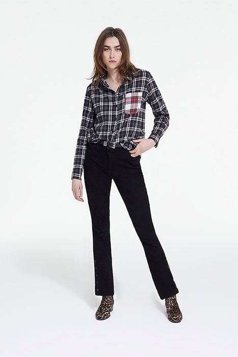 CHEMISE A CARREAUX ET POCHES CONSTRATEES BLACK 3