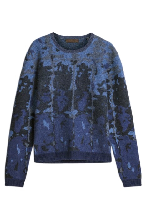 ALVARAES REGULAR FIT LS CREW WITH PRISM COBALT 2