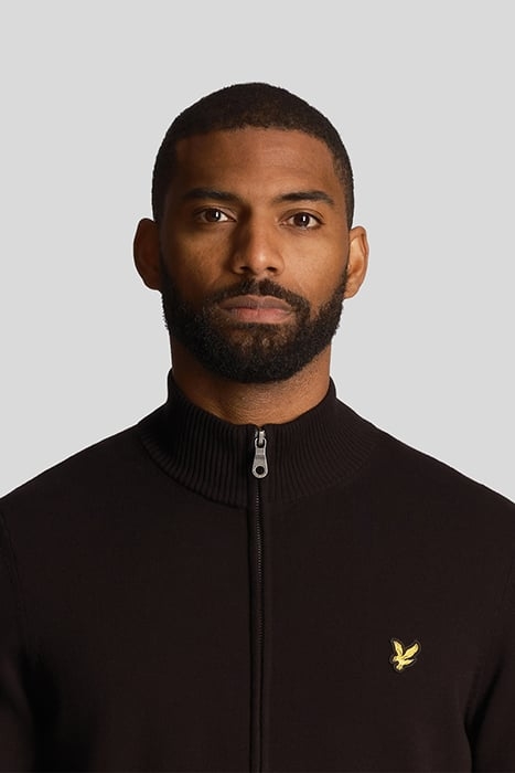 FULL ZIP JUMPER JET BLACK 5
