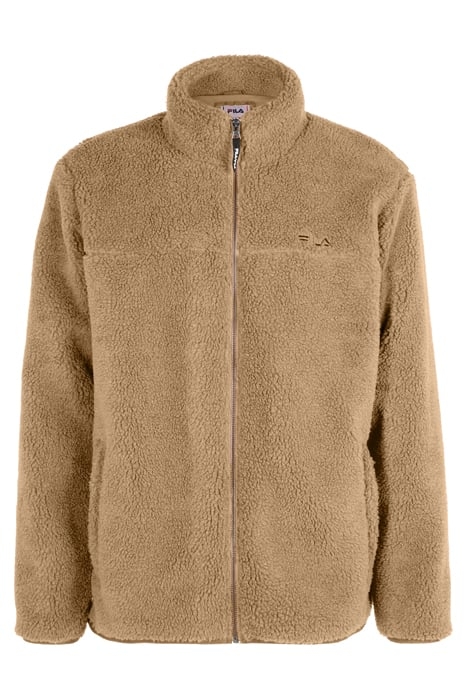 BRAUNLAGE SHERPA FLEECE JACKET ICED COFFEE 4