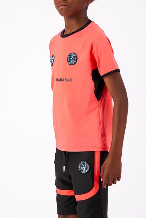 FOOTBALL TEE CORAL 3