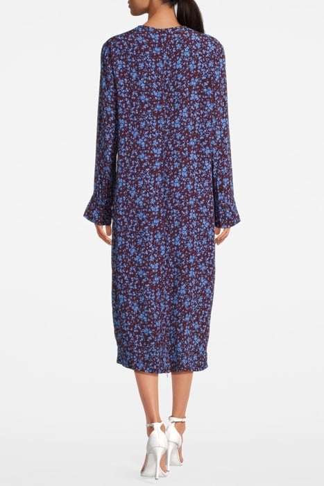 PRINTED CREPE MIDI DRESS PORT ROYALE 2