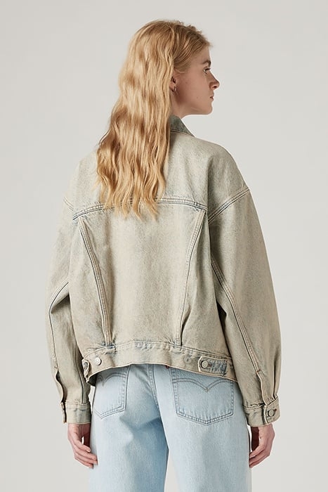 90S DENIM JACKET KHAKI 2