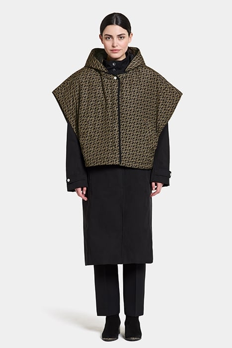 SIRI WNS CAPE ROPE AOP BLACK 2