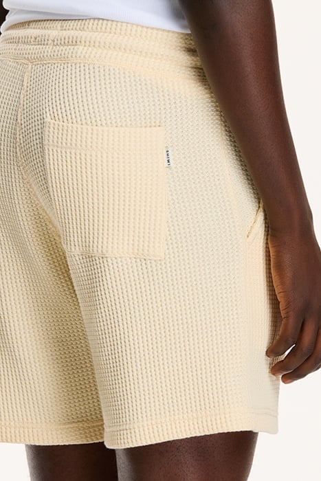 MEN OSCAR WAFFLE STRUCTURE SHORTS LIGHT BEIGE 8