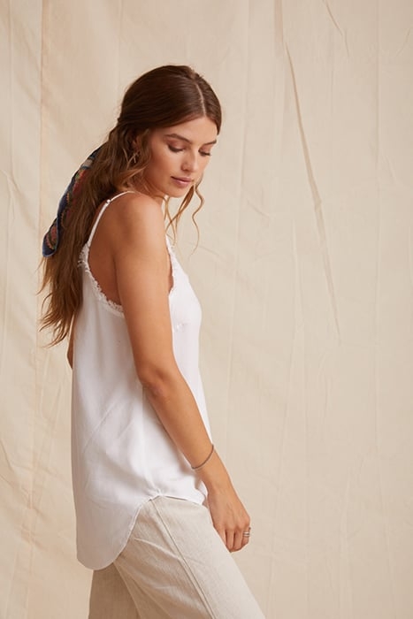 FRAYED CAMI WHITE 4