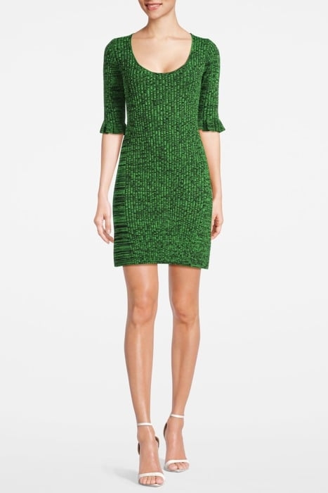 MINI DRESS KELLY GREEN 1