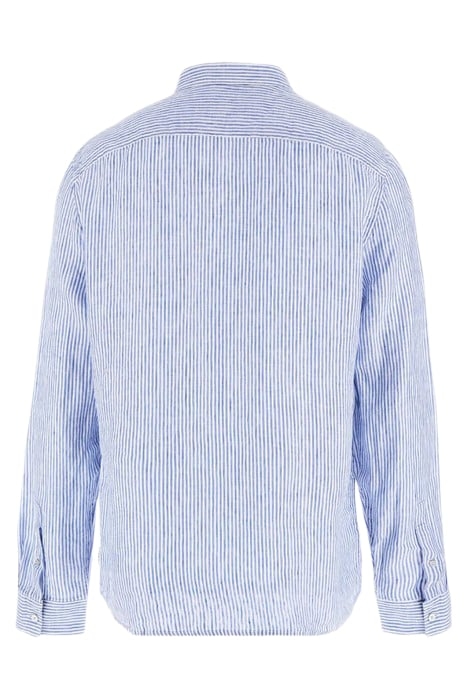 LS NAUTICAL STRIPE LINEN SHIRT SMART BLUE MULTI 5