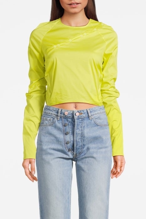 STRETCH COTTON LS BLOUSE SULPHUR SPRING 1