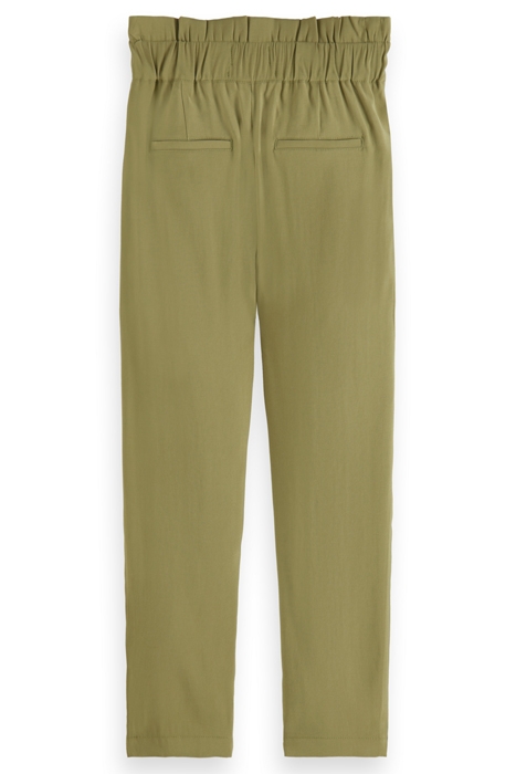 GIRLS HIGH-RISE PAPER BAG PANTS MILITARY 5