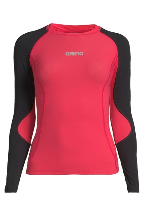 COMPRESSION LS SHIRT W FLUO_RED 3