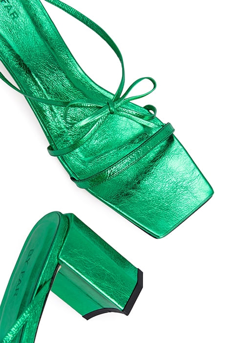 JUNE CLOVER GREEN METALLIC LEATHER 3