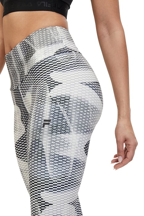 TAVEL AOP TIGHTS BLACK FINGER PRINT AOP 7