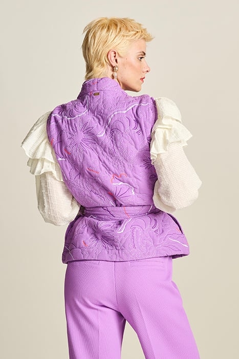 GILET - QUILTED PURPLE PURPLE 2