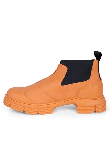 RECYCLED RUBBER CROP CITY BOOT VIBRANT ORANGE 2
