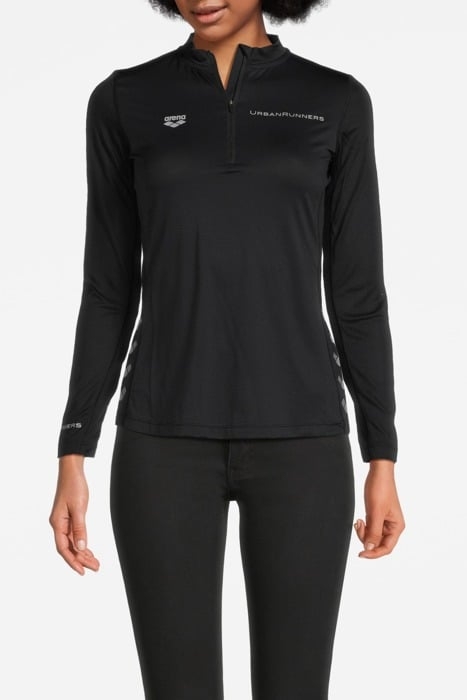 W RUN H/Z LONG SLEEVE UR BLACK UR 1