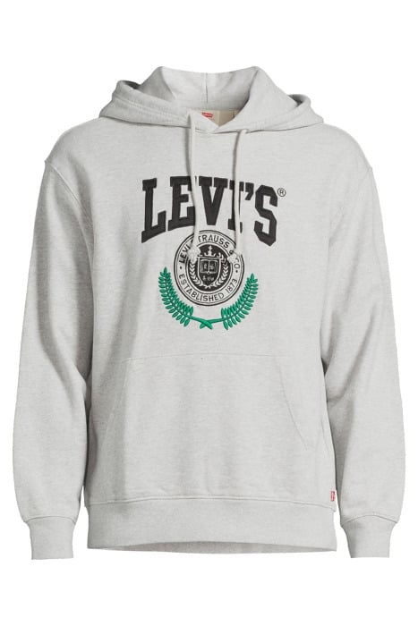 RELAXED JEANS HOODIE WHITE 3