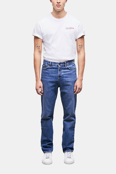 JEAN STRAIGHT BLEU DELAVE BLUE DENIM 1